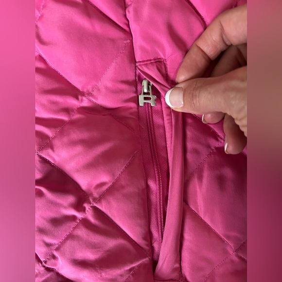 Kenneth Cole Reaction women’s pink down-filled puffer coast size small - Picture 7 of 10
